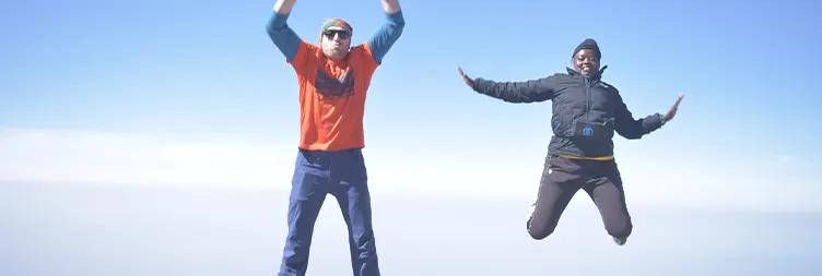 Barranco camp hike up to Karanga camp